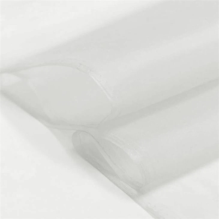 Tissu organza en soie satiné